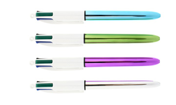 Stylo 4 couleurs publicitaire - 4 couleurs - stylos economiques