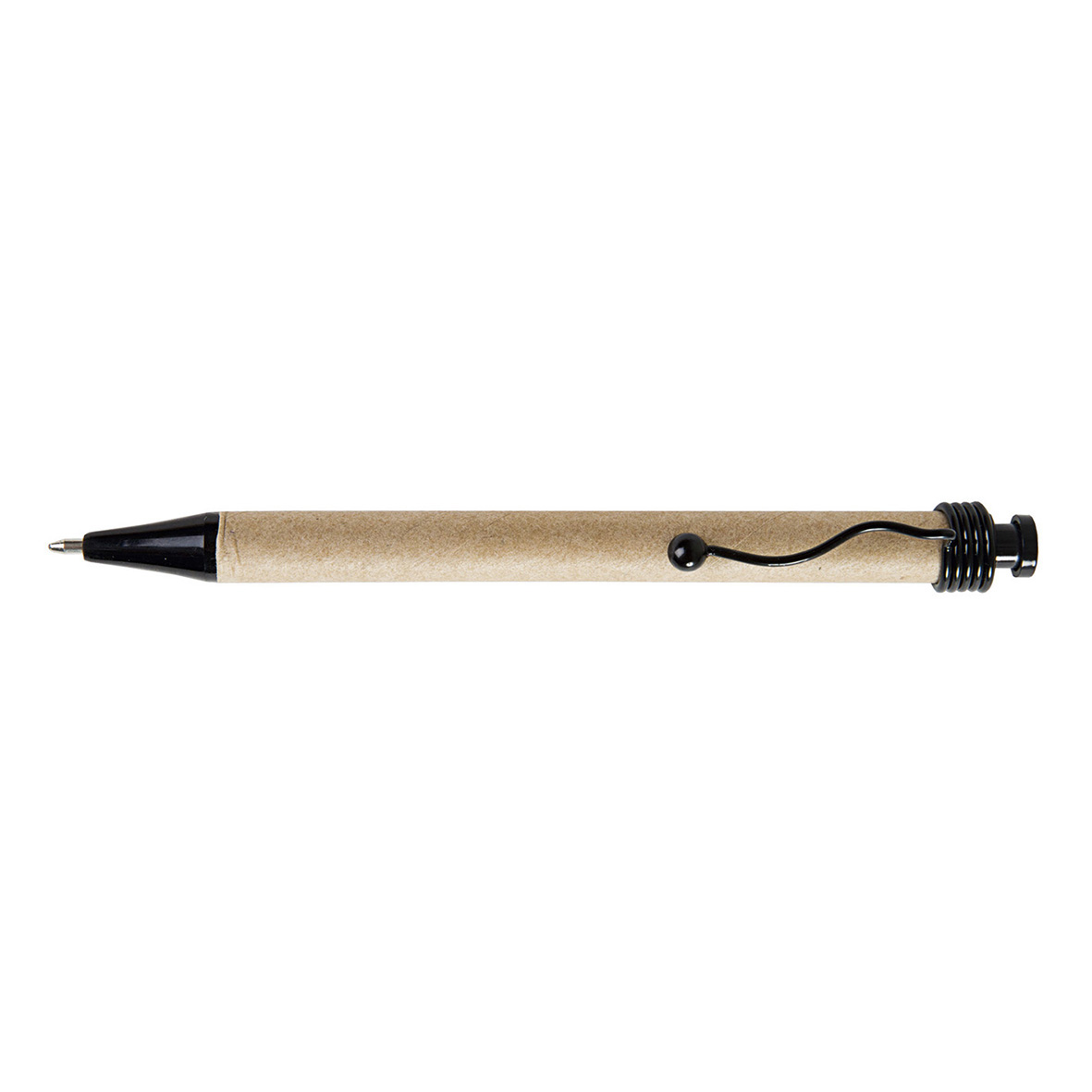 Stylo bille publicitaire recycle/clip metal cote1201 - stylo recycle - stylos ecologiques