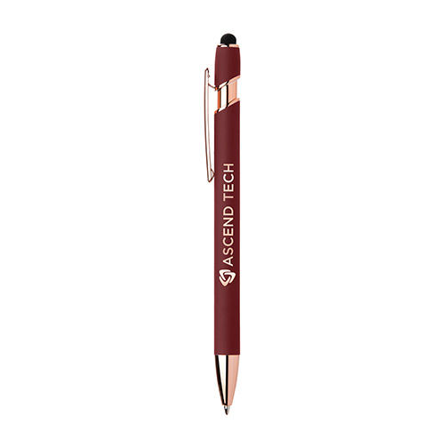 Prince Softy Rose Gold Executive Stylet
 | Stylo bille publicitaire | KelCom Rouge