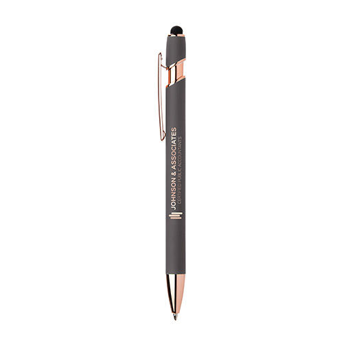 Prince Softy Rose Gold Executive Stylet
 | Stylo bille publicitaire | KelCom Taupe