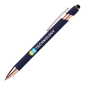 Prince Softy Rose Gold Stylet | Stylo bille publicitaire | KelCom Bleu 1