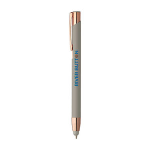 Crosby Softy Rose Gold avec Stylet | Stylo bille publicitaire | KelCom Argent 1